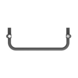 Flomasta U-Shape 760mm x 500mm 1402BTU Anthracite Vertical Designer Radiator