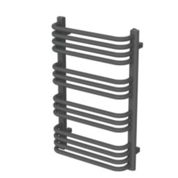 Flomasta U-Shape 760mm x 500mm 1402BTU Anthracite Vertical Designer Radiator