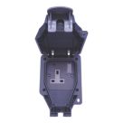 LAP  IP66 13A 1-Gang 2P+E Weatherproof Outdoor Switched Socket