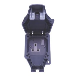 LAP  IP66 13A 1-Gang 2P+E Weatherproof Outdoor Switched Socket