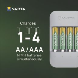Varta Eco Charger Pro Recycled 4-Slot Battery Charger