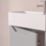 Memo Bathroom Vanity Unit with Basin Matt Light Grey 397mm x 210mm x 860mm