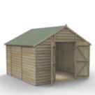 Forest 4Life 10' x 9' 6" (Nominal) Apex Overlap Timber Shed with Assembly