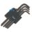 Wera 967/9 Metric Torx Holding Function L-Key Set 9 Pieces