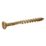 Screw-Tite 2  PZ Double-Countersunk Thread Cutting Screws 4.5mm x 80mm 100 Pack