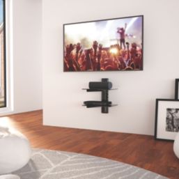 AVF  2-Shelf AV Platform Black