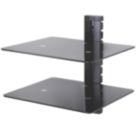 AVF  2-Shelf AV Platform Black