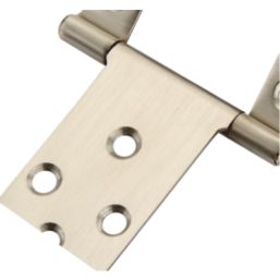 Smith & Locke Satin Nickel  Door Hinge 50mm x 64.6mm 2 Pack