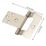 Smith & Locke Satin Nickel  Door Hinge 50mm x 64.6mm 2 Pack