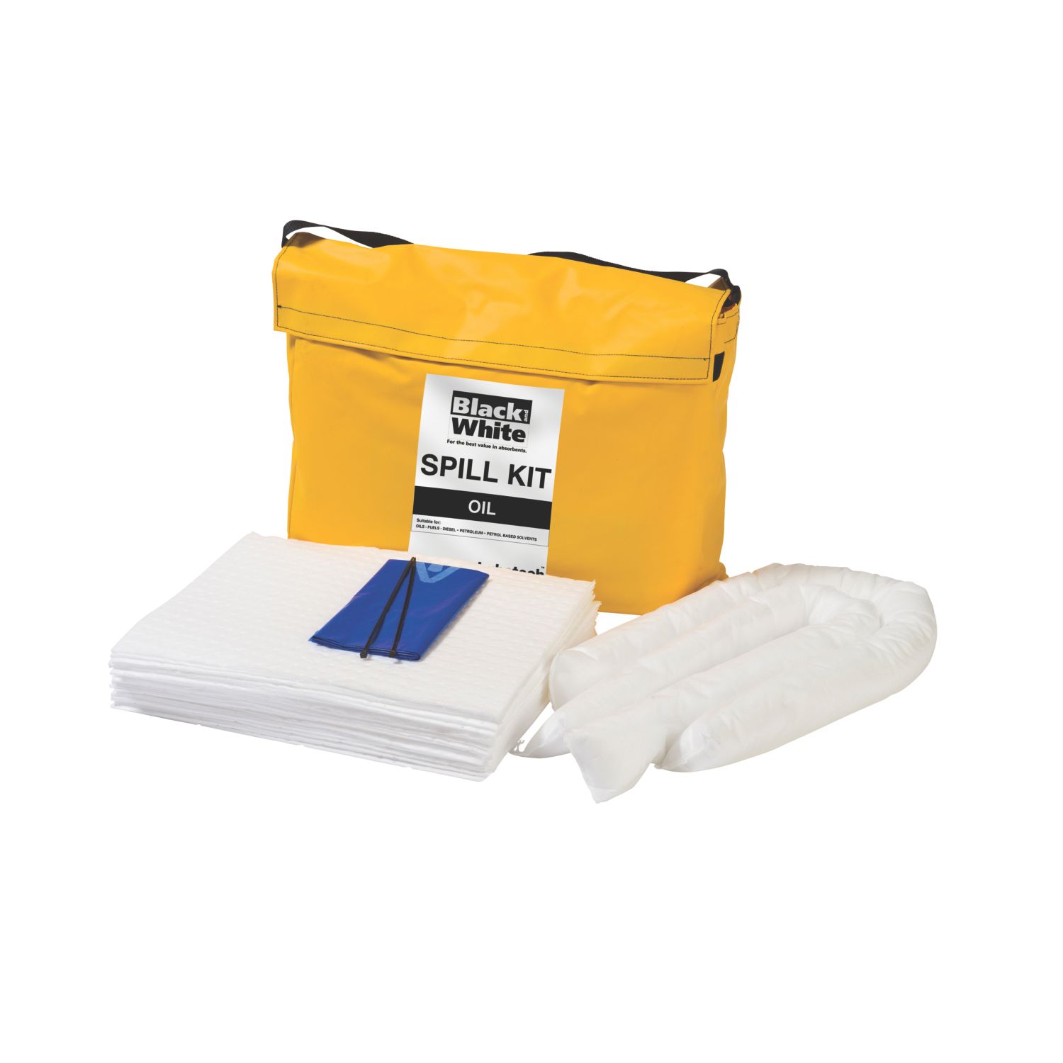 Lubetech Black & White 50Ltr Oil Spill Response Kit (71401)