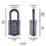 Squire  Water-Resistant Long Shackle Combination  Padlock Blue 50mm