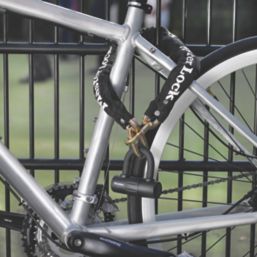 Hardened steel chain bike 2024 lock