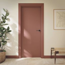 Cooke & Lewis Oanig Lever on Rose Door Handles Pair Matt Black