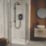 Triton Collections Black 9.5kW  Overhead Shower with UNIQ Kit