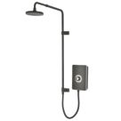 Triton Collections Black 9.5kW  Overhead Shower with UNIQ Kit