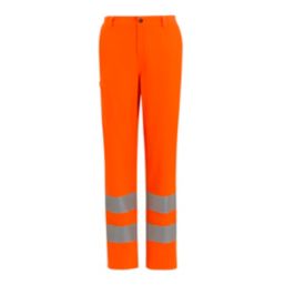 Regatta Pro Contract Stretch Action Trousers Orange 32" W 31" L