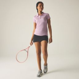 Regatta Remex II Womens Polo Shirt Powder Lilac Size 14