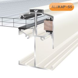 ALUKAP-SS White  Self-Support Gable Bar 4800mm x 60mm