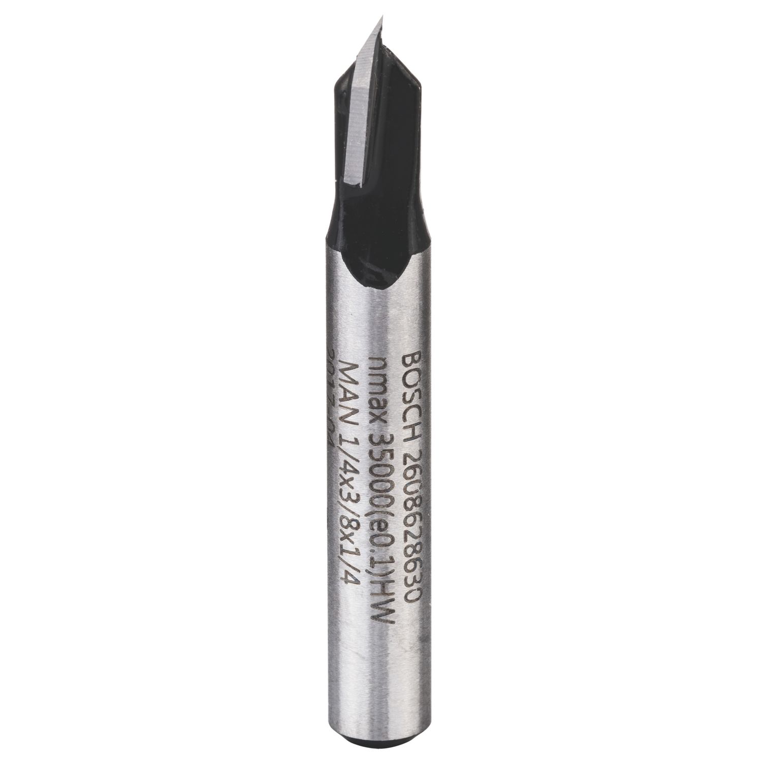 Bosch Standard for Wood 1/4" Straight V-Groove Bit 6.3mm x 9.2mm (714FW)