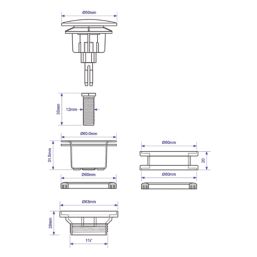 McAlpine Slotted/Unslotted Pop Up Centre-Pin Basin Waste Chrome