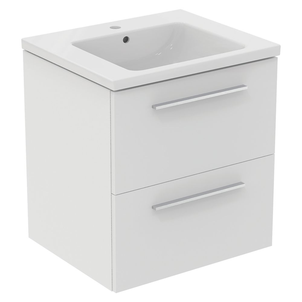 Ideal Standard i.life B Wall Hung Vanity Unit with Chrome Handles ...