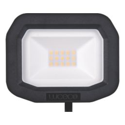 Luceco Castra Outdoor LED Floodlight Black 10W 1050lm