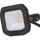 Luceco Castra Outdoor LED Floodlight Black 10W 1050lm