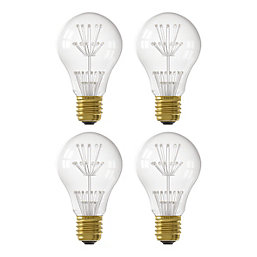 Calex Pearl ES A60 LED Light Bulb 136lm 2W 4 Pack