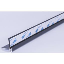 Splashwall External Corner Matt Anthracite 750mm x 4mm