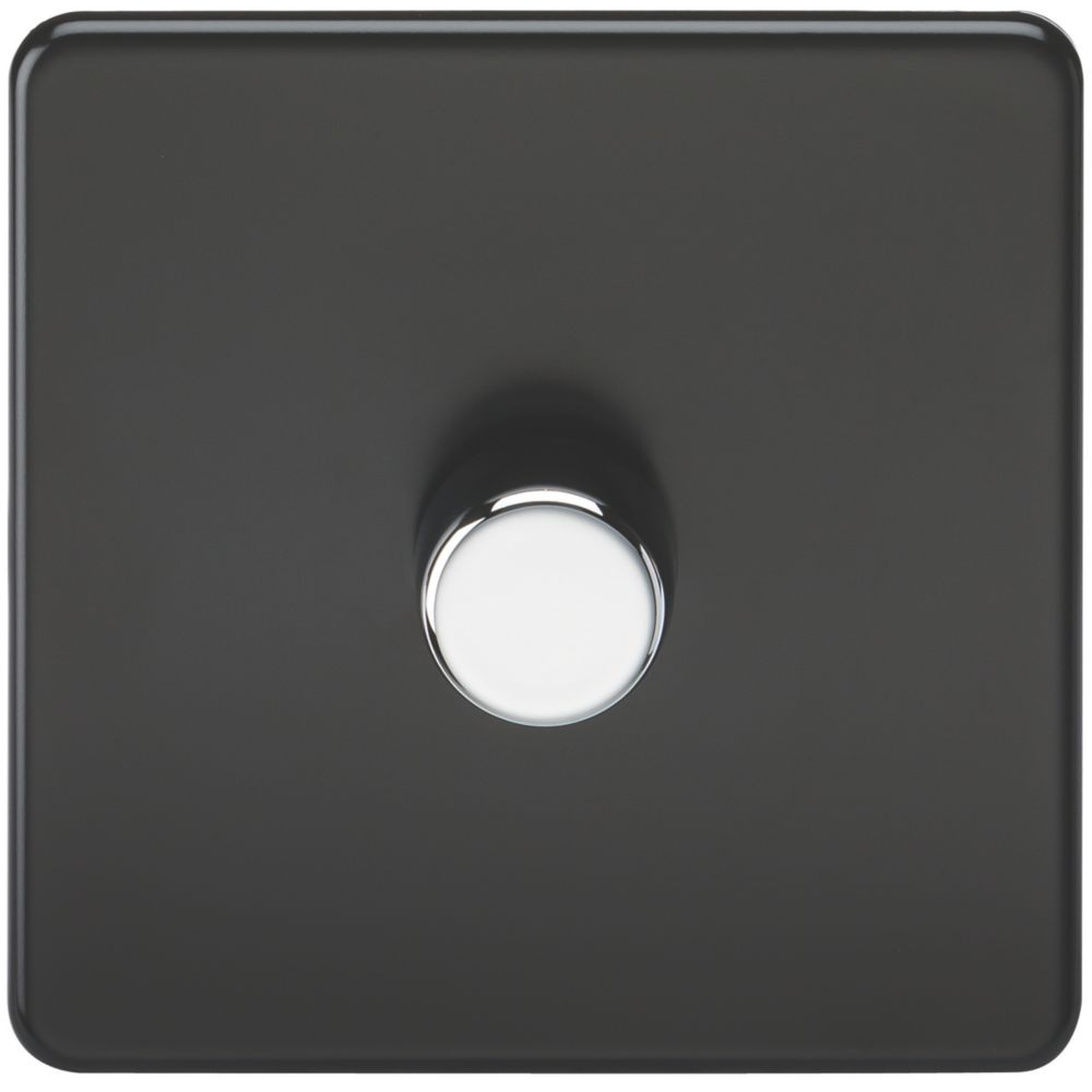 VARILIGHT V-pro LED 2 gang gradateur de lumière commutateur matt chrome-JSP252 I