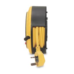 Stanley 13A 4-Gang 5m  Cable Reel + 2.1A 2-Outlet Type A USB Charger 240V