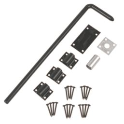 GateMate Premier Garage Door Bolt Black 450mm