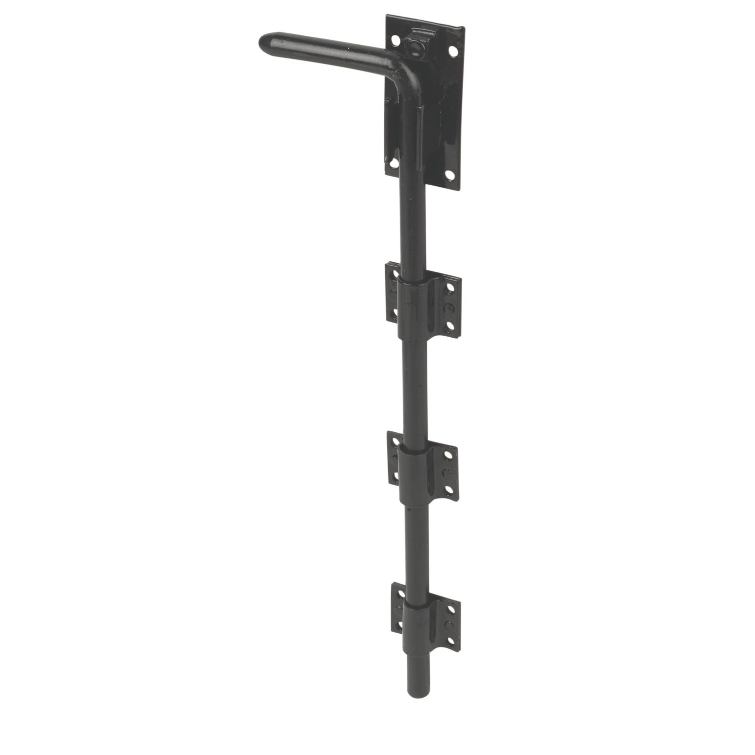 GateMate Premier Garage Door Bolt Black 450mm (714YV)