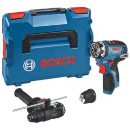 Bosch GSR 12V-35 FC 12V Li-Ion CoolPack Brushless Cordless Drill Driver with FlexiClick GFA 12-H - Bare