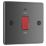LAP  45A 1-Gang DP Cooker Switch Black Nickel with LED