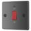 LAP  45A 1-Gang DP Cooker Switch Black Nickel with LED