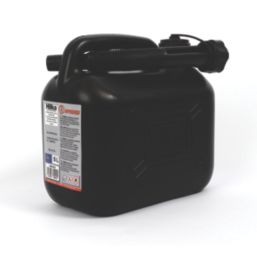 Hilka Pro-Craft Plastic Fuel Can Black 5Ltr