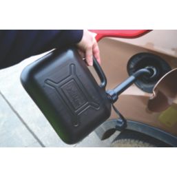 Hilka Pro-Craft Plastic Fuel Can Black 5Ltr