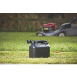 Hilka Pro-Craft Plastic Fuel Can Black 5Ltr