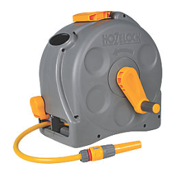 Hozelock 2-in-1 Compact Reel with Hose 12mm x 25m