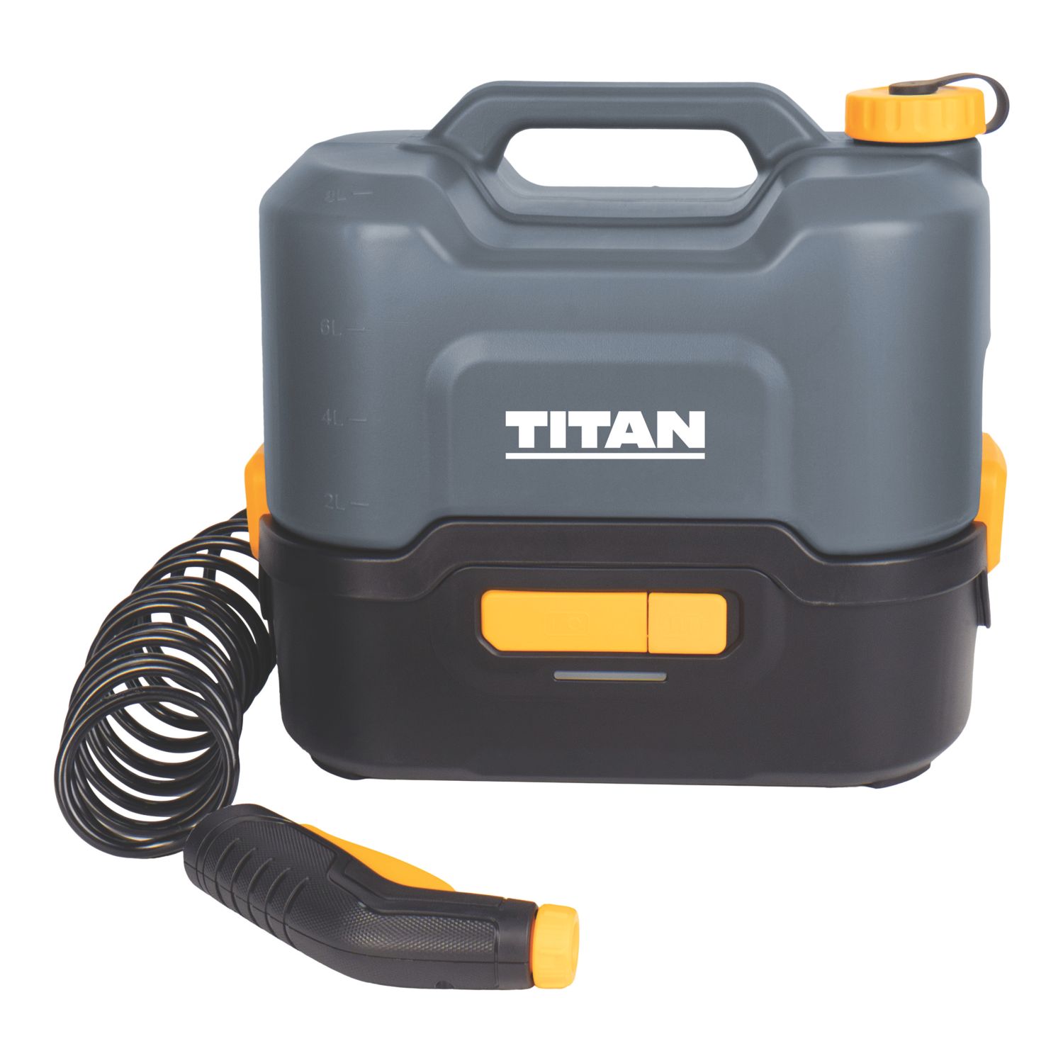 Titan TTG1232PRW 7bar 12V 1 x 2Ah Li-Ion Cordless Pressure Washer (715AE)