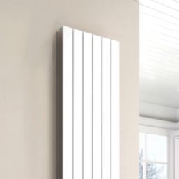 Reina Flat Single 1600mm x 366mm 2252BTU White Vertical Designer Radiator