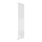 Reina Flat Single 1600mm x 366mm 2252BTU White Vertical Designer Radiator
