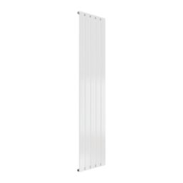 Reina Flat Single 1600mm x 366mm 2252BTU White Vertical Designer Radiator