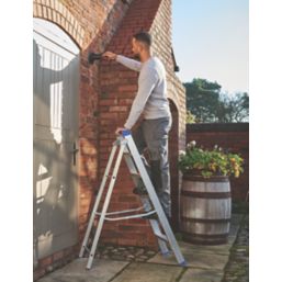 Werner Aluminium 0.98m 6 Step Swingback A Frame Step Ladder
