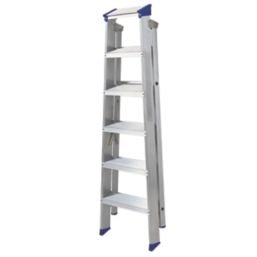 Werner Aluminium 0.98m 6 Step Swingback A Frame Step Ladder