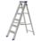 Werner Aluminium 0.98m 6 Step Swingback A Frame Step Ladder