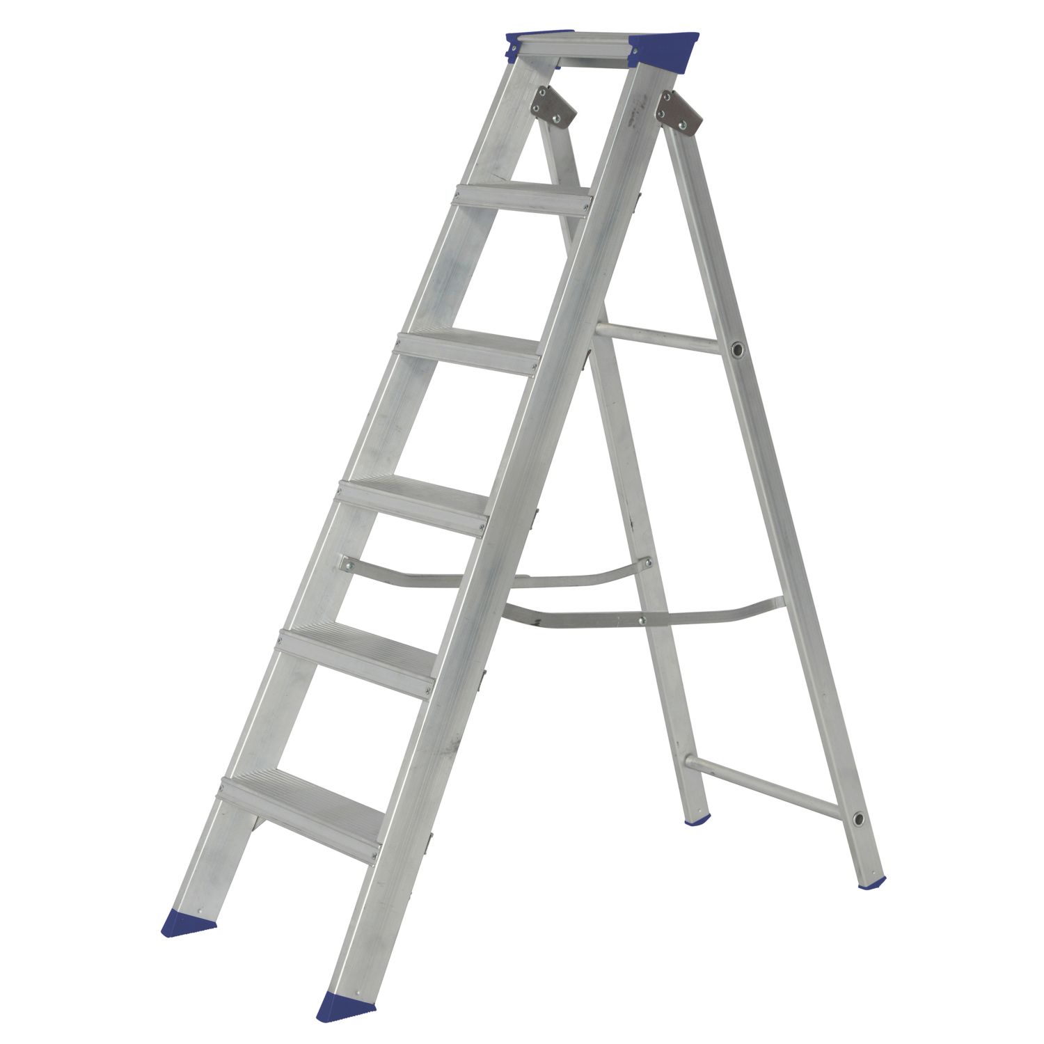 Werner Aluminium 0.98m 6 Step Swingback A Frame Step Ladder (715FV)