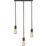 Knightsbridge  Contemporary Style 3-Light Bar Pendant Matt Black