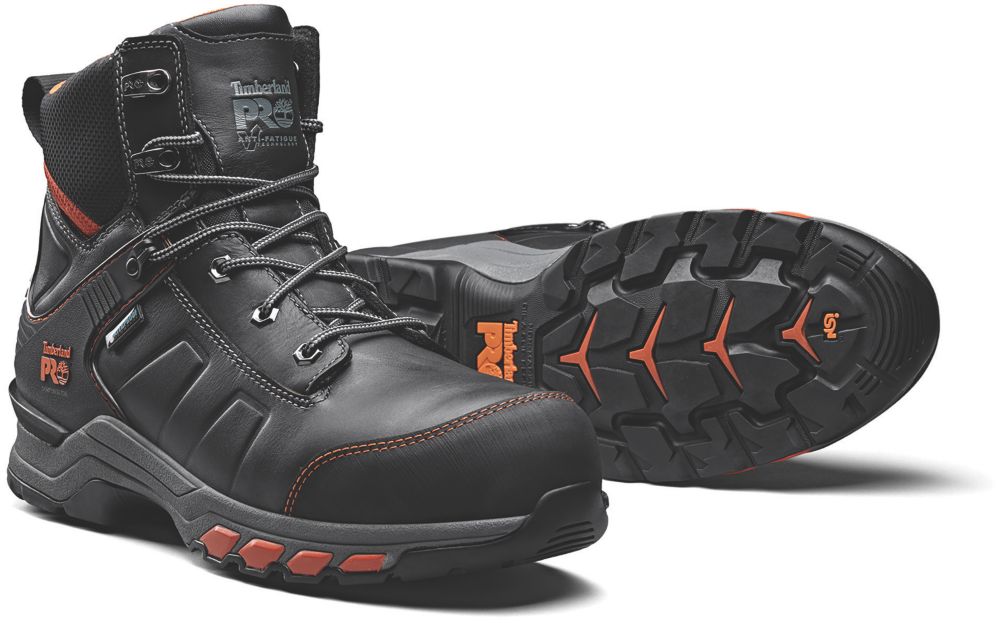 Timberland Pro Hypercharge Safety Boots Black / Orange Size 10